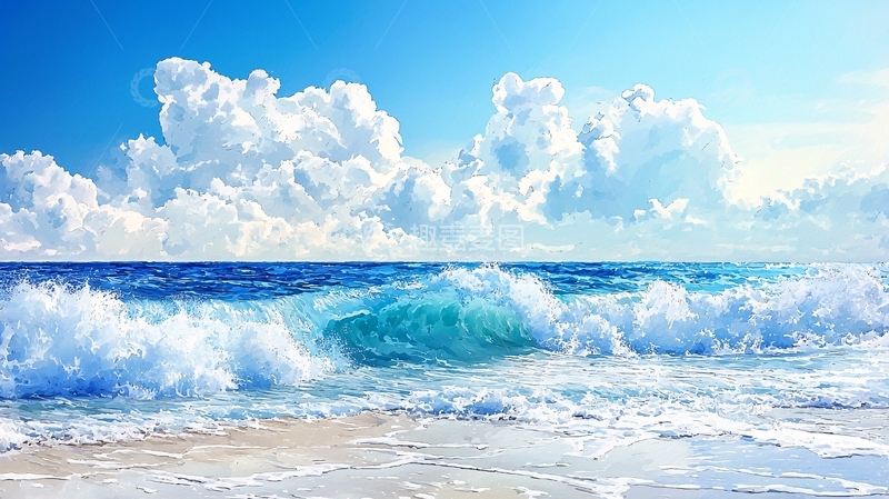 高清大图下载【趣麦麦图】碧海蓝天