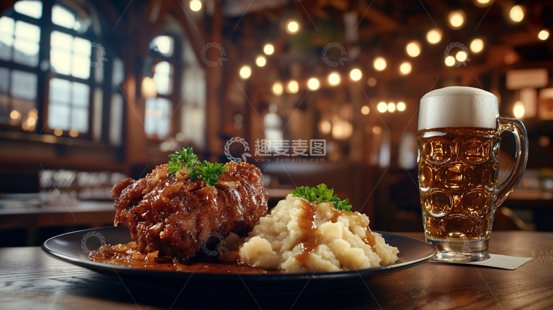 高清大图下载【趣麦麦图】德国猪肘