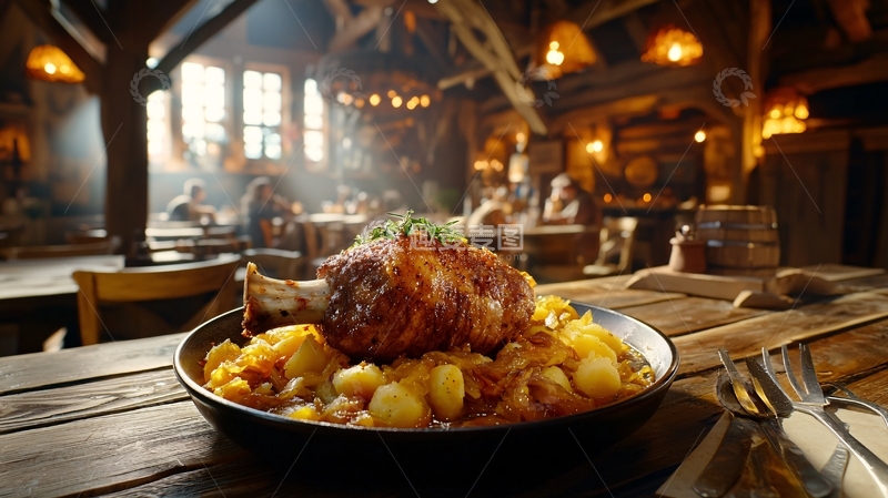 高清大图下载【趣麦麦图】烤猪肘