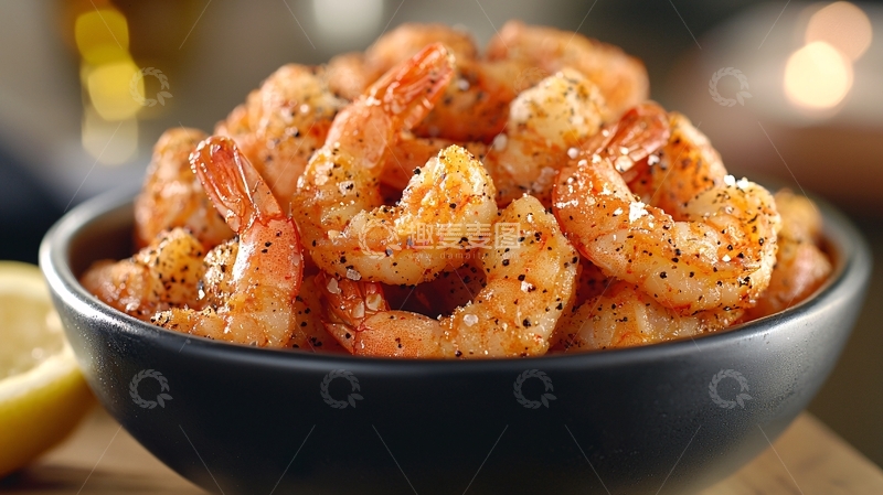 高清大图下载【趣麦麦图】美味烤虾