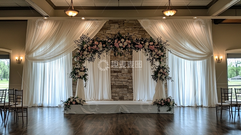 高清大图下载【趣麦麦图】婚礼仪式舞台