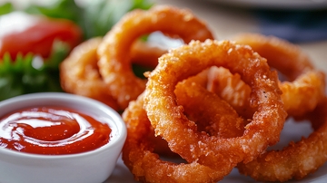 酥脆金黄洋葱圈