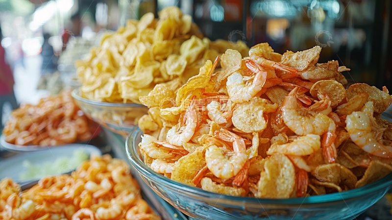 高清大图下载【趣麦麦图】酥脆虾片