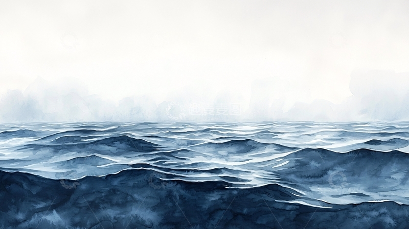 高清大图下载【趣麦麦图】平静的海面