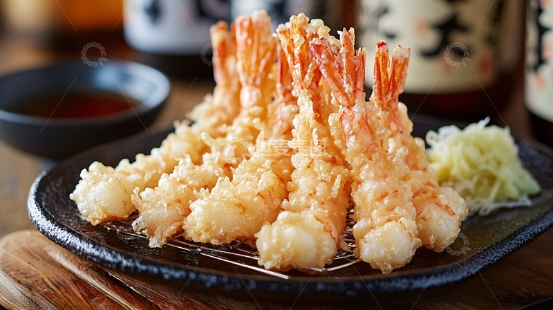 高清大图下载【趣麦麦图】日式炸虾