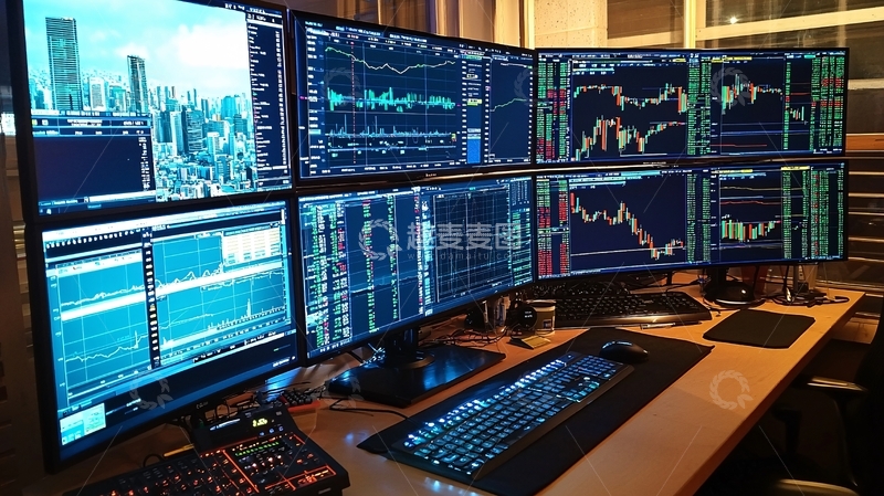 高清大图下载【趣麦麦图】多屏交易员工作站