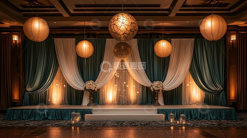 高清大图下载【趣麦麦图】华丽舞台装饰