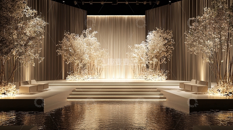 高清大图下载【趣麦麦图】金色树木