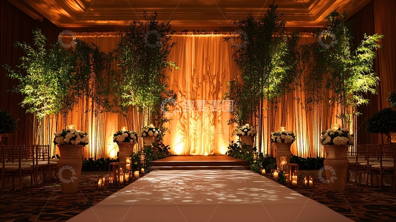 高清大图下载【趣麦麦图】婚礼仪式背景装饰