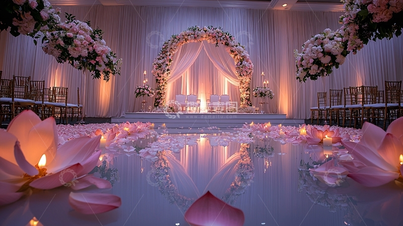 高清大图下载【趣麦麦图】浪漫的婚礼现场