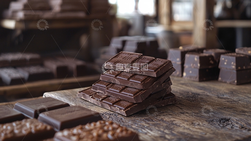高清大图下载【趣麦麦图】巧克力块