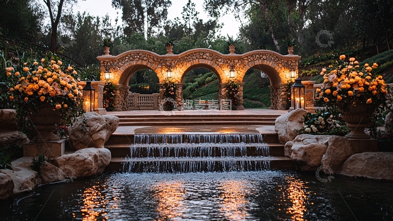 高清大图下载【趣麦麦图】拱形石桥