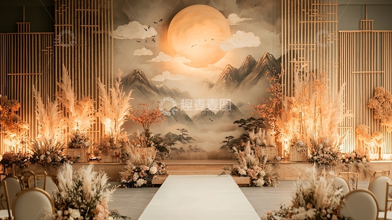高清大图下载【趣麦麦图】中式婚礼场景