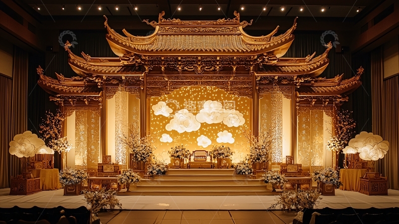 高清大图下载【趣麦麦图】中式婚礼舞台