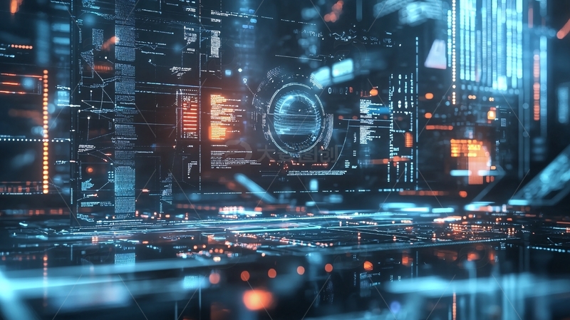 高清大图下载【趣麦麦图】未来科技感城市