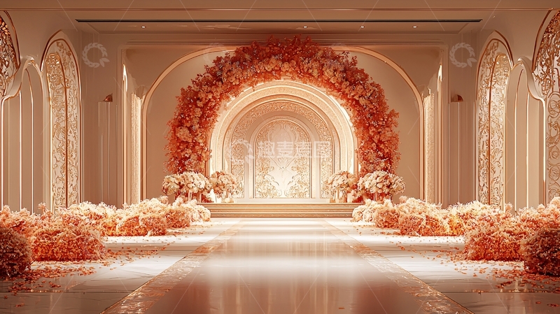 高清大图下载【趣麦麦图】浪漫的婚礼现场