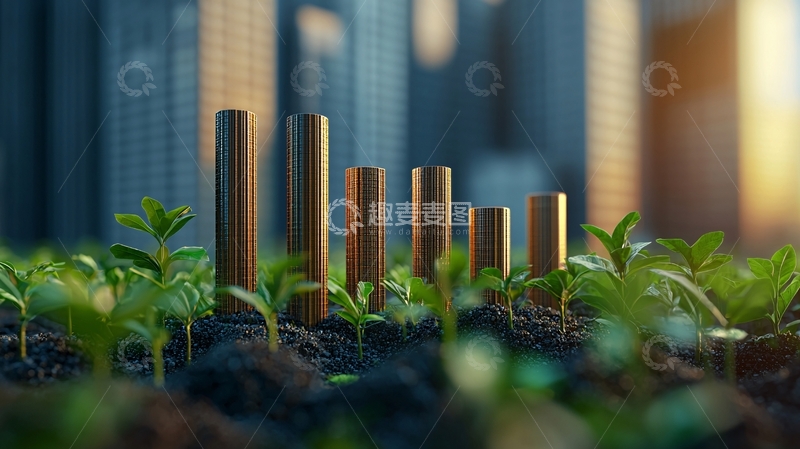 高清大图下载【趣麦麦图】绿色增长