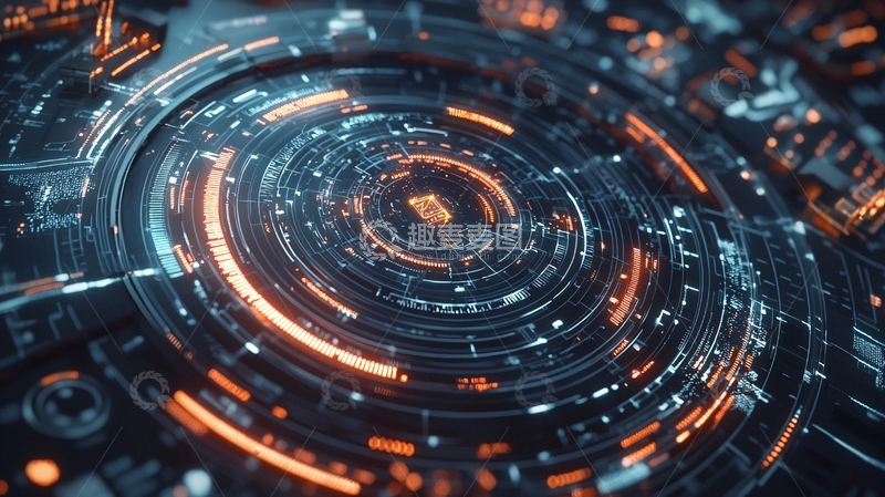 高清大图下载【趣麦麦图】科技感炫酷界面