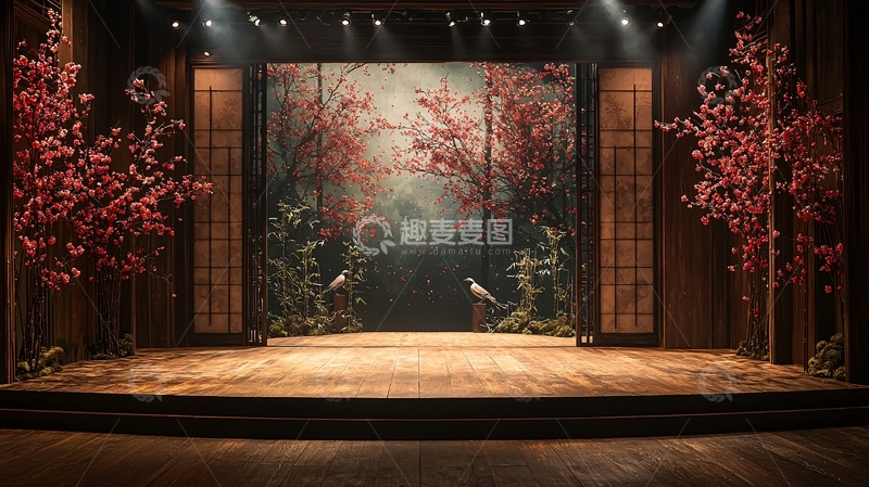 高清大图下载【趣麦麦图】舞台背景