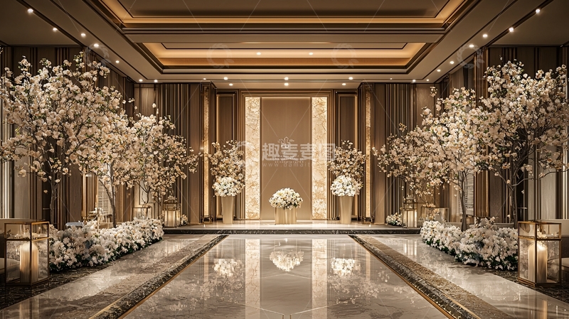 高清大图下载【趣麦麦图】奢华典雅的婚礼舞台