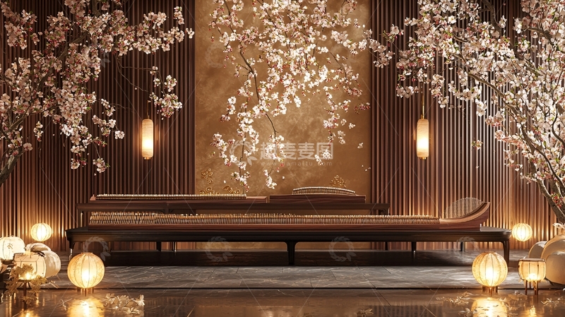 高清大图下载【趣麦麦图】日式风格的床