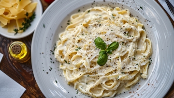 奶油白酱意面
