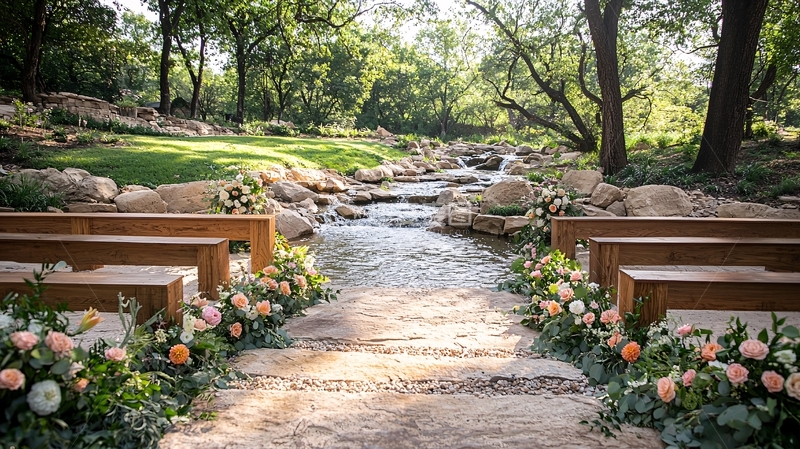 高清大图下载【趣麦麦图】溪流婚礼场地