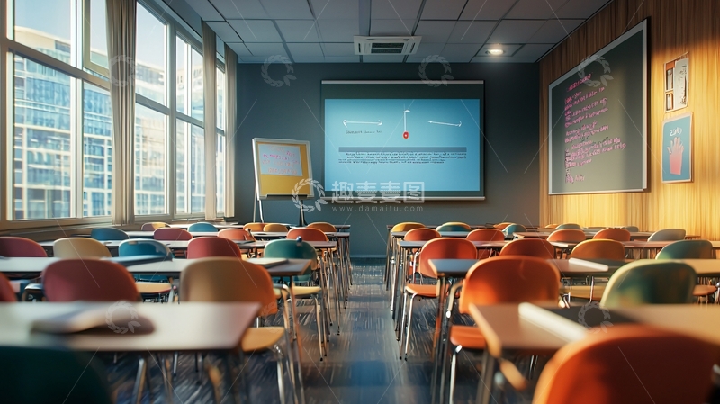 高清大图下载【趣麦麦图】教室