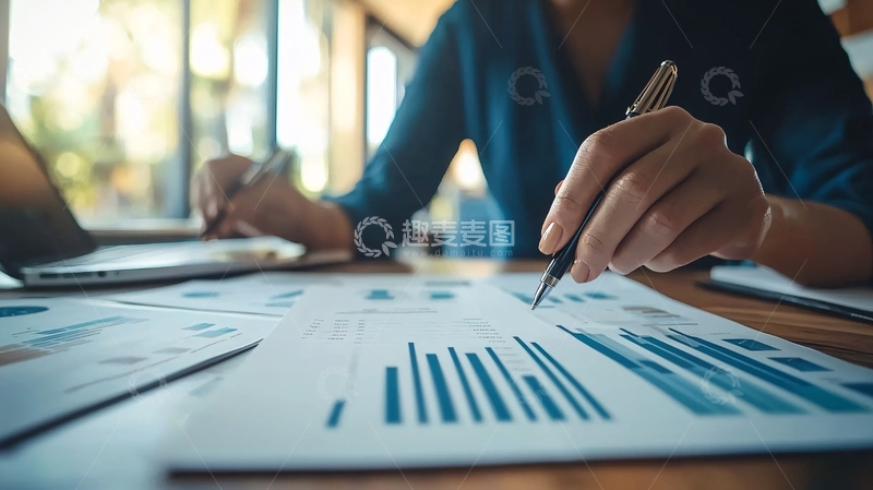 高清大图下载【趣麦麦图】职场女性办公场景