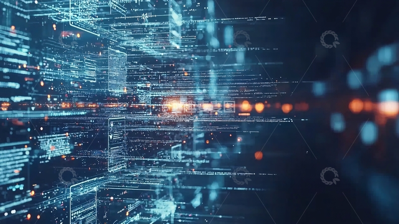 高清大图下载【趣麦麦图】抽象数据流