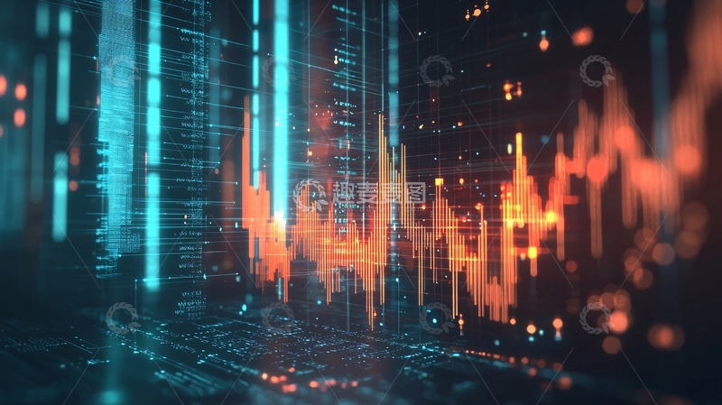 高清大图下载【趣麦麦图】抽象数据流