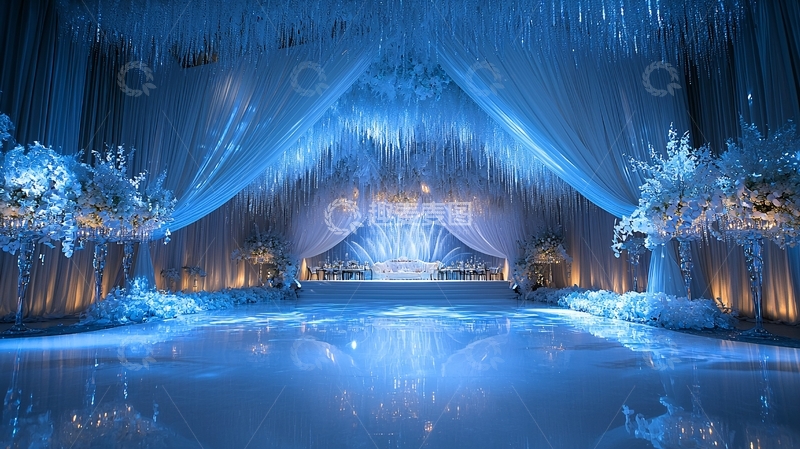 高清大图下载【趣麦麦图】冰雪主题婚礼场景
