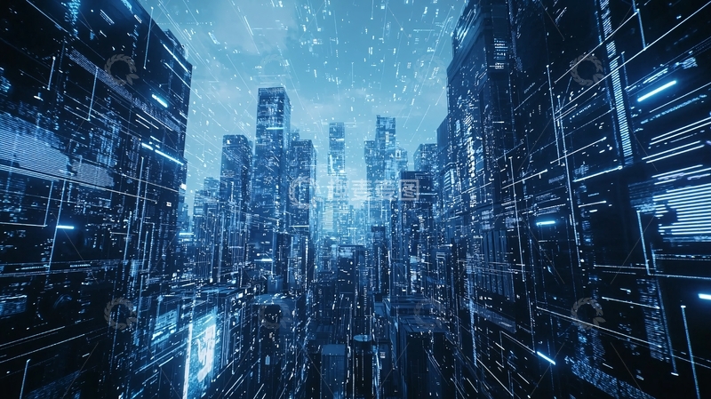 高清大图下载【趣麦麦图】未来科技感城市