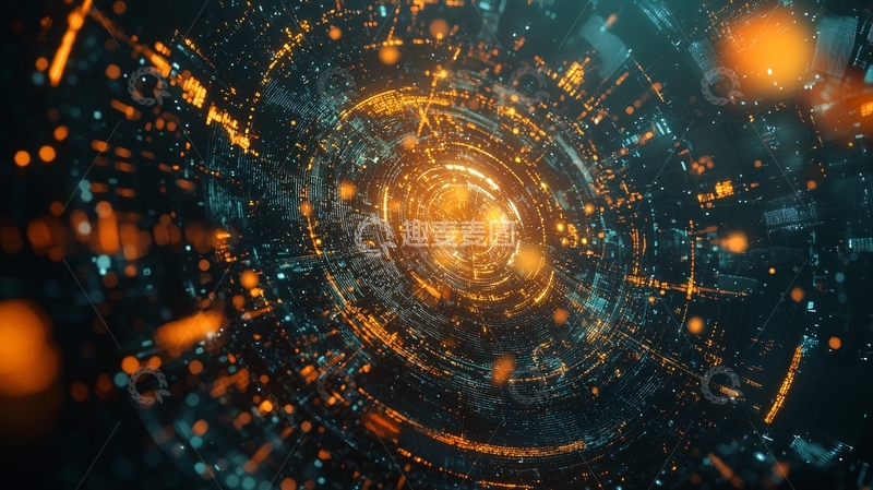 高清大图下载【趣麦麦图】抽象科技背景