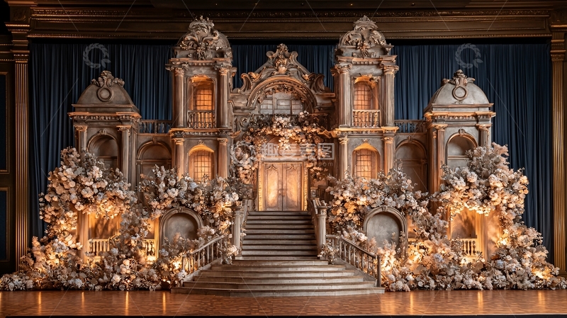 高清大图下载【趣麦麦图】华丽巴洛克风格舞台