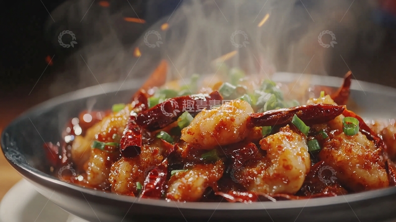 高清大图下载【趣麦麦图】香辣虾