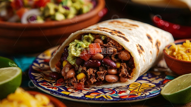 高清大图下载【趣麦麦图】墨西哥卷饼