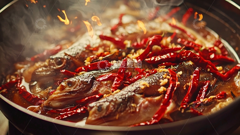 高清大图下载【趣麦麦图】红烧鱼