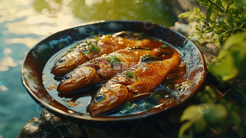 高清大图下载【趣麦麦图】红烧鱼