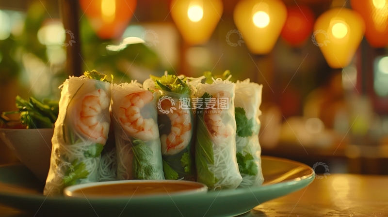 高清大图下载【趣麦麦图】越南春卷