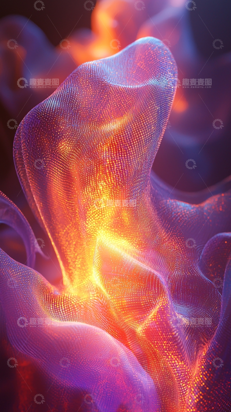 高清大图下载【趣麦麦图】光芒四射的抽象形态