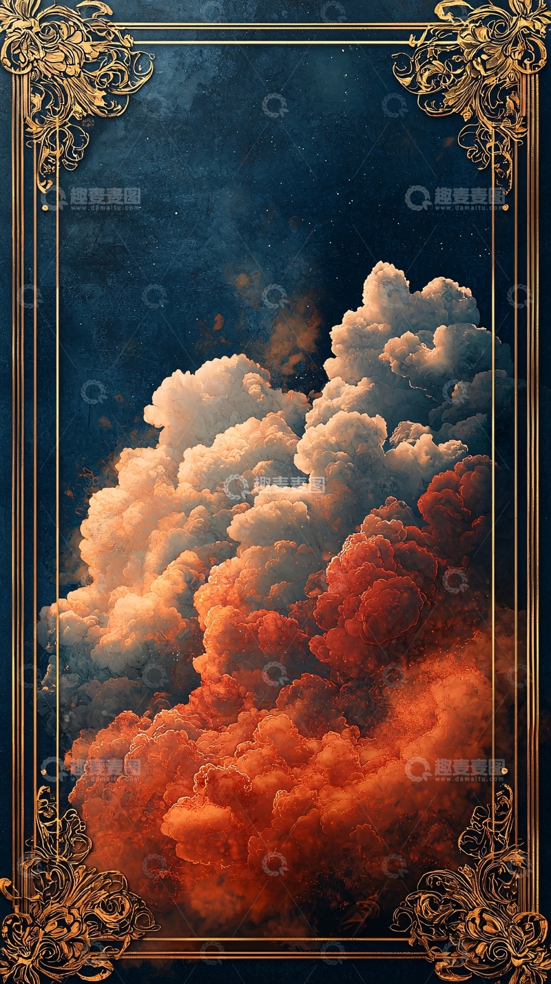 高清大图下载【趣麦麦图】壮丽云彩背景