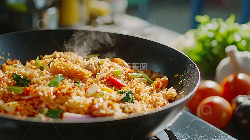 高清大图下载【趣麦麦图】香喷喷的炒饭