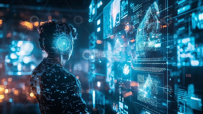 高清大图下载【趣麦麦图】未来科技