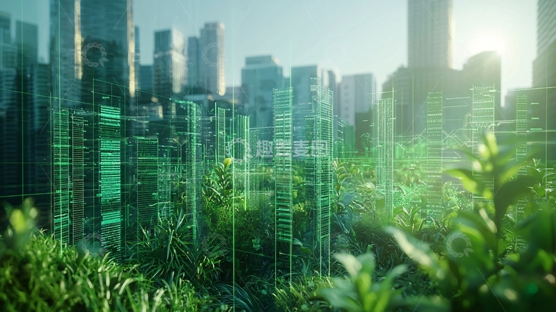 高清大图下载【趣麦麦图】绿色城市