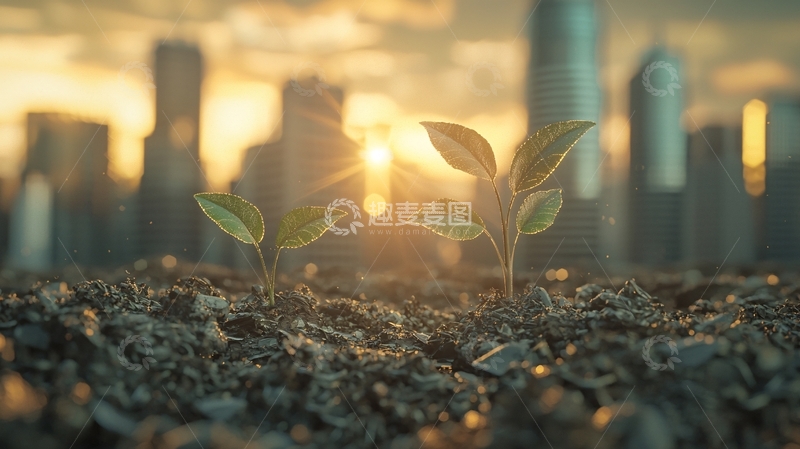 高清大图下载【趣麦麦图】城市绿化