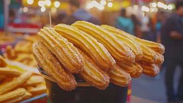 香甜酥脆的油炸糕点