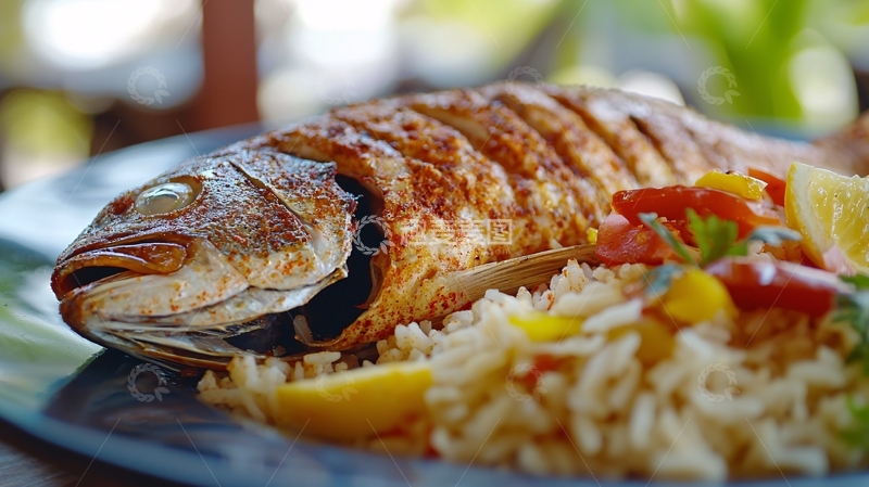 高清大图下载【趣麦麦图】烤鱼