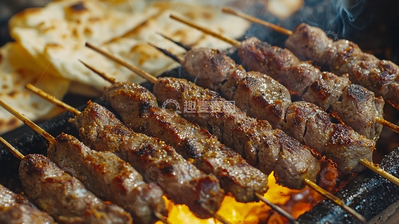 高清大图下载【趣麦麦图】烤肉串