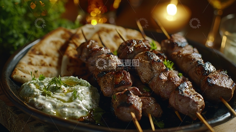 高清大图下载【趣麦麦图】烤肉串